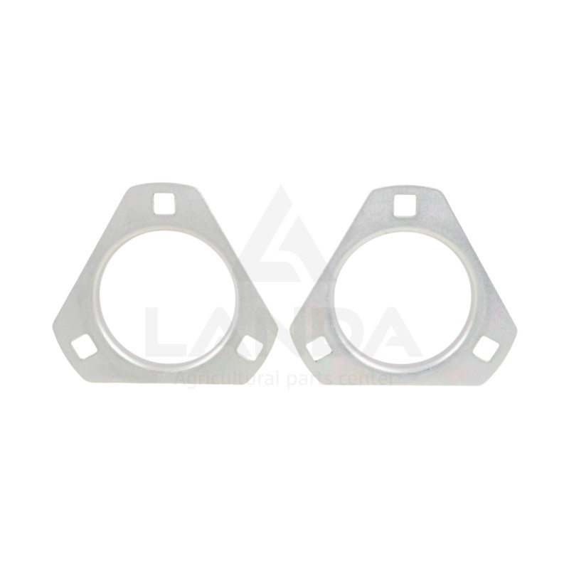 SET OF 2 TRIANGULAR FLANGE BEARING HOUSINGS (WITHOUT GREASE NIPPLE)