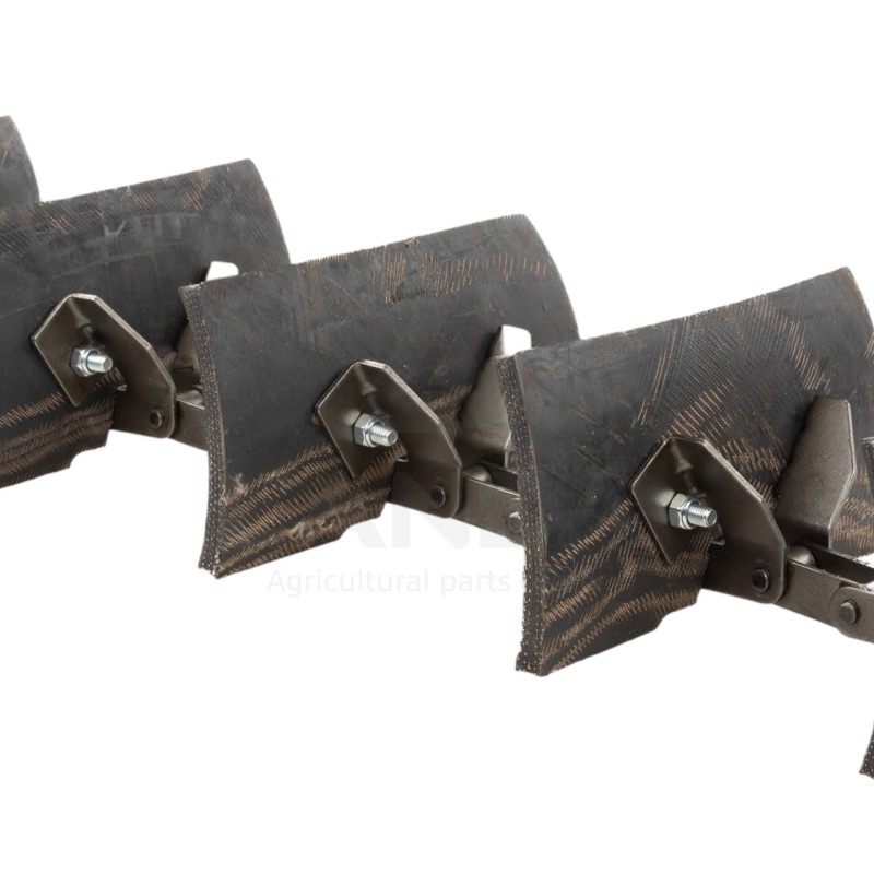 CHAINE D'ELEVATEUR A GRAINS COMPLETE RENFORCEE CA550V (140 Maillons et 33 Palettes)