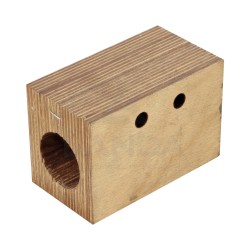 SOPORTE DE RODAMIENTO COMPLETO MADERA GUIA PLASTICO UNLIDA - DIAM 40mm