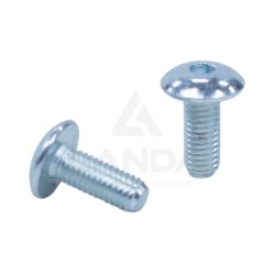 VIS TETE BOMBEE SIX PANS CREUX (M8x20)