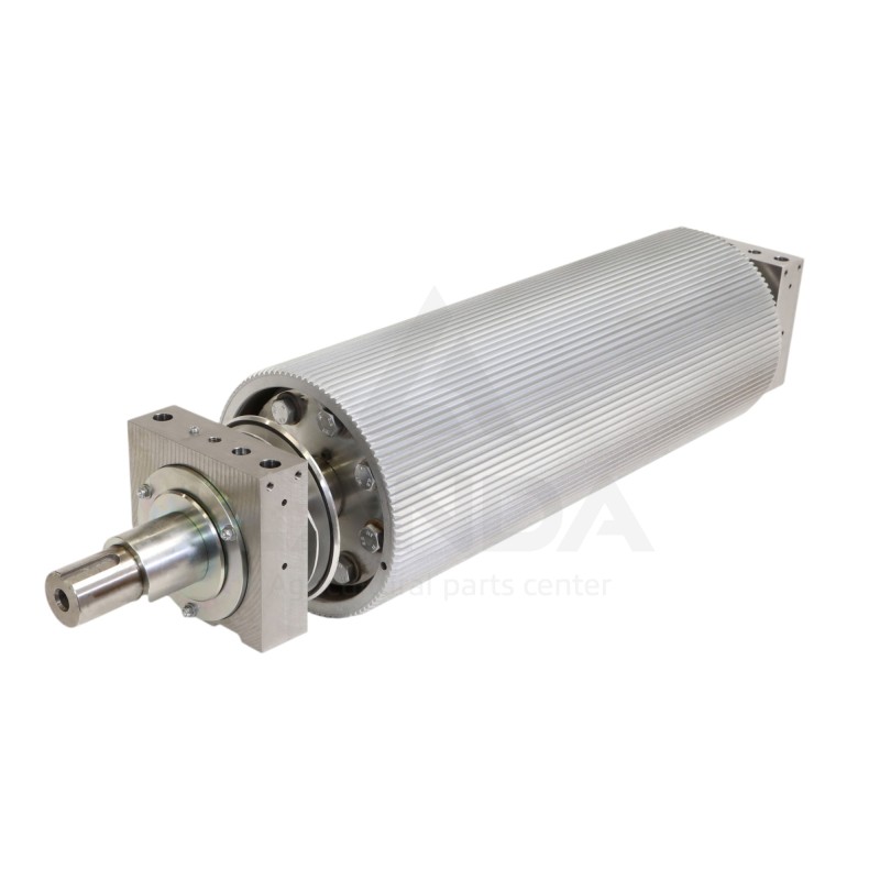 ROULEAU ÉCLATEUR AVANT COMPLET MCC CLASSIC 100 DENTS (Chromé, Ø250mm)