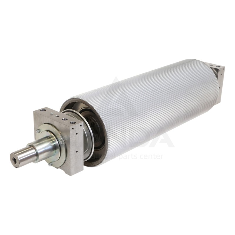 RODILLO CROMO MAIZ CRACKER TRASERO COMPLETO ESTRIADO "MCC CLASSIC" 125 PUAS, 250MM