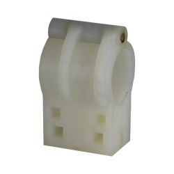 SOPORTE PLÁSTICO DEDO RETRÁCTIL (CON PASADOR)