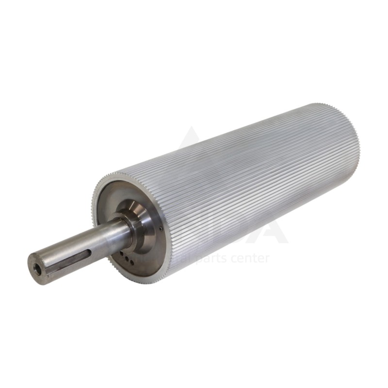ROULEAU ECLATEUR DURACRACKER 100 DENTS (Chrome, Monte avec arbre, Diam 250mm)