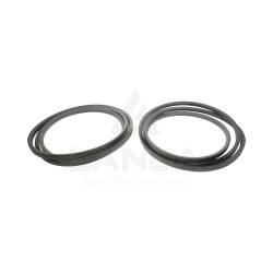 SET OF 2 SMOOTH V-BELTS