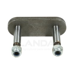ATTACHE RAPIDE CA557 AXE CHROME (Ecrou inclus)