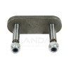 ATTACHE RAPIDE CA557 AXE CHROME (Ecrou inclus)