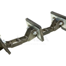 CHAINE D'ELEVATEUR A GRAINS COMPLETE RENFORCEE CA550V (145 Maillons et 35 Palettes)
