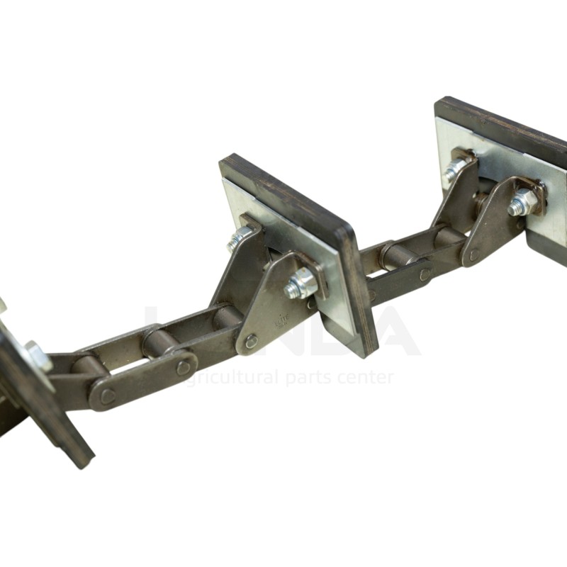 CHAINE D'ELEVATEUR A GRAINS COMPLETE RENFORCEE CA550V (145 Maillons et 35 Palettes)