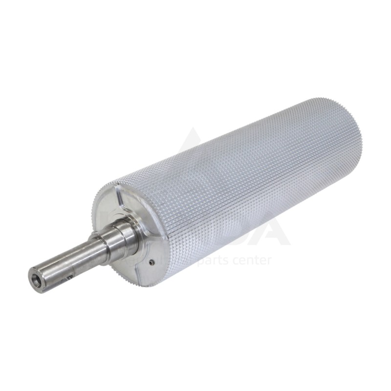 ROULEAU ÉCLATEUR AVANT X-CRACKER 95 DENTS (Chromé, Ø196mm, monté avec arbre - sans palier)