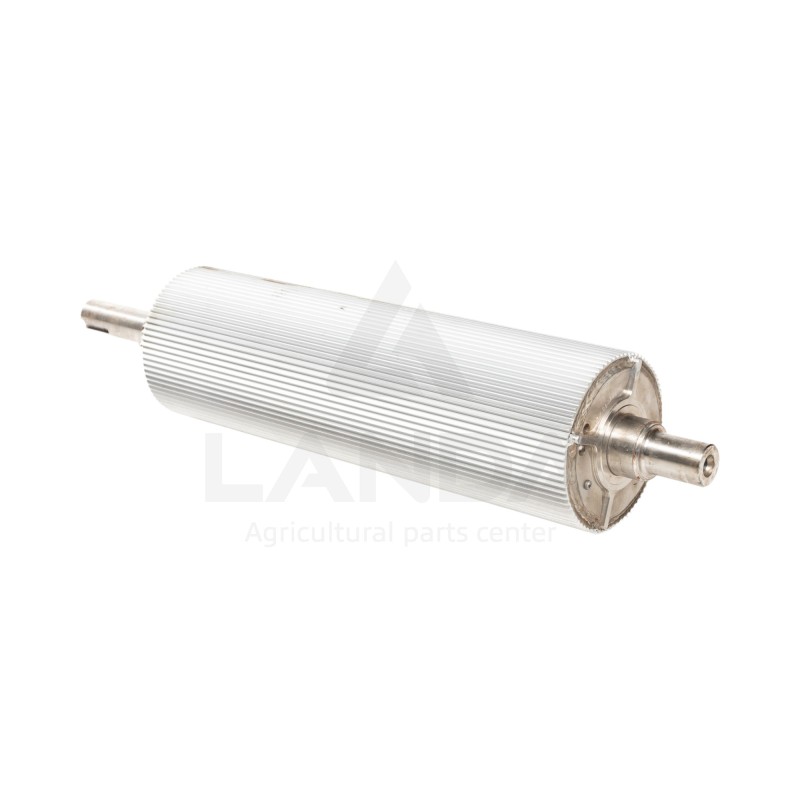 FRONT CORN CRACKER ROLLER 80 TOOTH WITH SHAFT (CHROME PLATED)