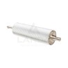 RODILLO CROMO DELANTERO MAIZ CRACKER 80 PUAS CON EJE