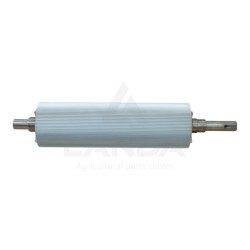 ROULEAU ÉCLATEUR AVANT MCC CLASSIC 100 DENTS (Chromé, Ø196mm, monté avec arbre - sans palier)