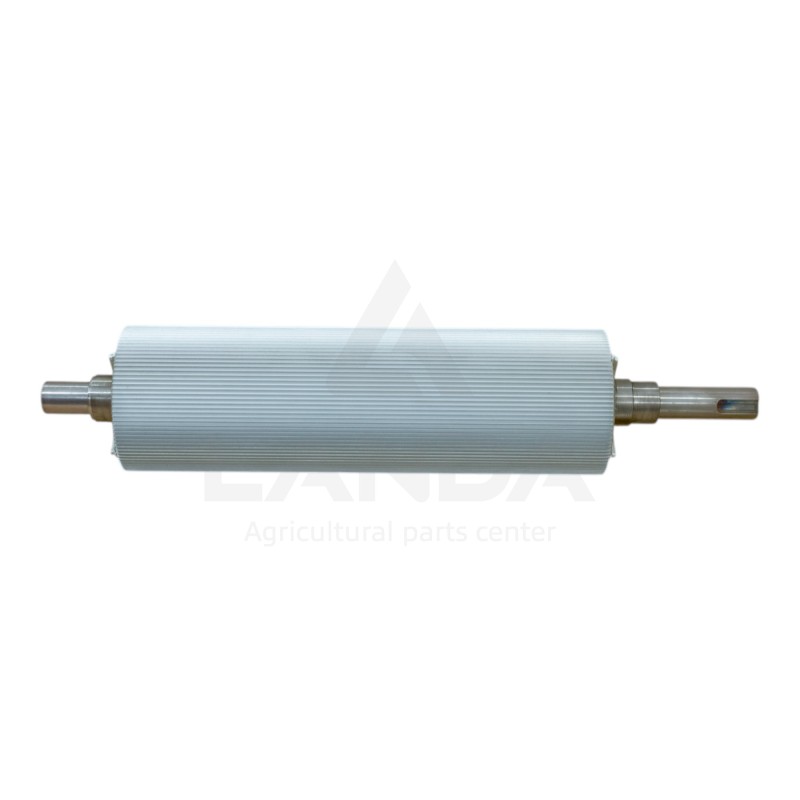 ROULEAU ÉCLATEUR AVANT MCC CLASSIC 100 DENTS (Chromé, Ø196mm, monté avec arbre - sans palier)