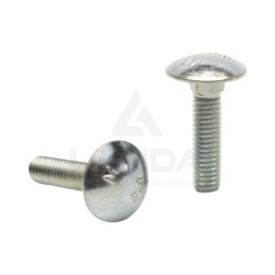 VIS TETE BOMBEE COLLET CARRE (M6x25)