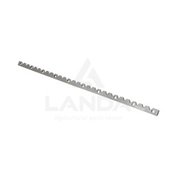 BARRETTE CRANTÉE INOX (Lg822mm, 10 trous)