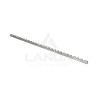 BARRETTE CRANTÉE INOX (Lg822mm, 10 trous)