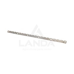 BARRETTE CRANTÉE INOX (Lg780mm, 6 trous)