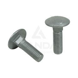 VIS TETE BOMBEE COLLET CARRE M12X40