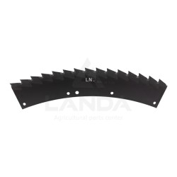 CUCHILLA EXTERIOR RESFORZADA COLOR NEGRO SH GRAN ROTOR (3,5 mm)