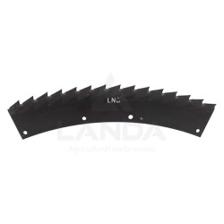 CUCHILLA EXTERIOR RESFORZADA COLOR NEGRO SH GRAN ROTOR (3,5 mm)