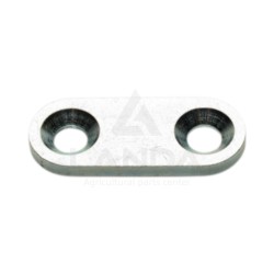 REINFORCEMENT PLATE BETWEEN KNIVES (2 COUNTERSUNK HOLES)