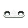 REINFORCEMENT PLATE BETWEEN KNIVES (2 COUNTERSUNK HOLES)