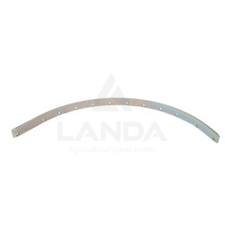 GLISSIERE METALLIQUE VIRAGE SUPERIEUR ARRIERE DROITE