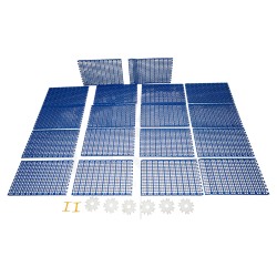 JEU COMPLET MAILLES BLEUES EGRENEUR