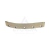 GLISSIERE METALLIQUE VIRAGE SOUS NOIX DROITE