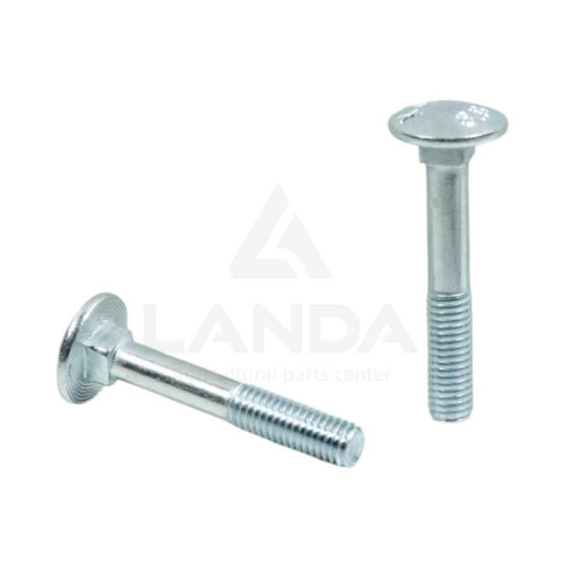 VIS TETE BOMBEE COLLET CARRE M8X50