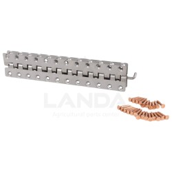 AGRAFE INOX COMPLETE DE 240MM A RIVET