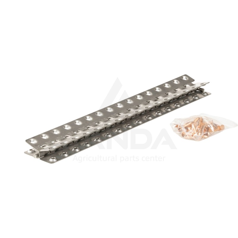 AGRAFE INOX COMPLETE DE 320MM A RIVET