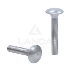 VIS TETE BOMBEE COLLET CARRE (M8X50) – INOX