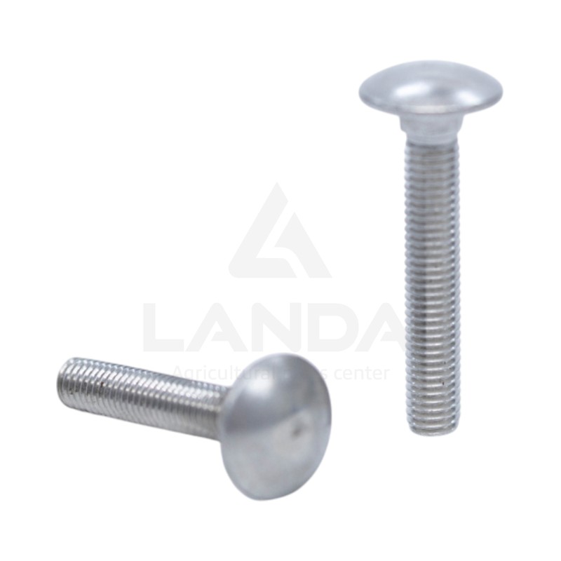 VIS TETE BOMBEE COLLET CARRE (M8X50) – INOX