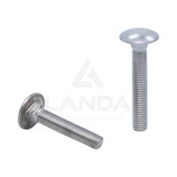 VIS TETE BOMBEE COLLET CARRE (M8X50) – INOX