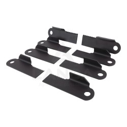 KIT DE 8 COUTEAUX DE BROYEUR PLIE (4 Droites + 4 Gauches)