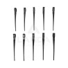 KIT DE 10 DENTS DE RABATTEUR PLASTIQUE LATERALE (Visserie incluse)