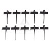 KIT OF 10 REEL TEETH WITH DOUBLE FLAT