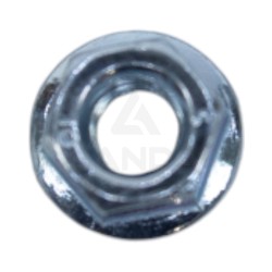 ECROU A EMBASE CRANTEE M6