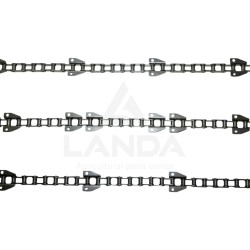 JEU DE 3 CHAINES DE CONVOYEUR A557 (SANS BARRETTES)