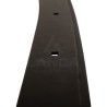 TOLE LATÉRALE SUPÉRIEURE DROITE RENFORCÉE (Lg660mm - au carbure - 4 trous de fixation)