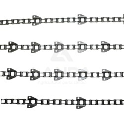 JEU DE 4 CHAINES DE CONVOYEUR A557 (SANS BARRETTES)