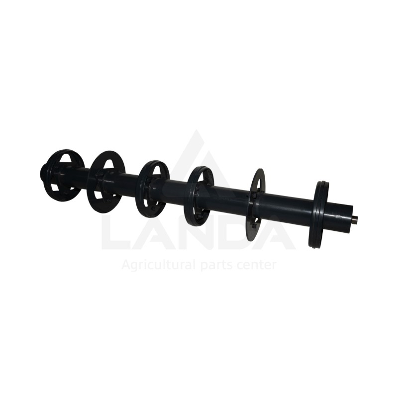TAMBOUR DE CONVOYEUR 4 CHAINES 2 RANGEE DE BARRETTES (1444mm)