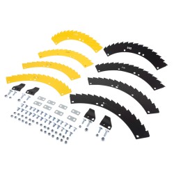 KIT 8 LAMES TUNGSTENE SERIE 300 + DEBOURREUR EPAISSEUR 5MM