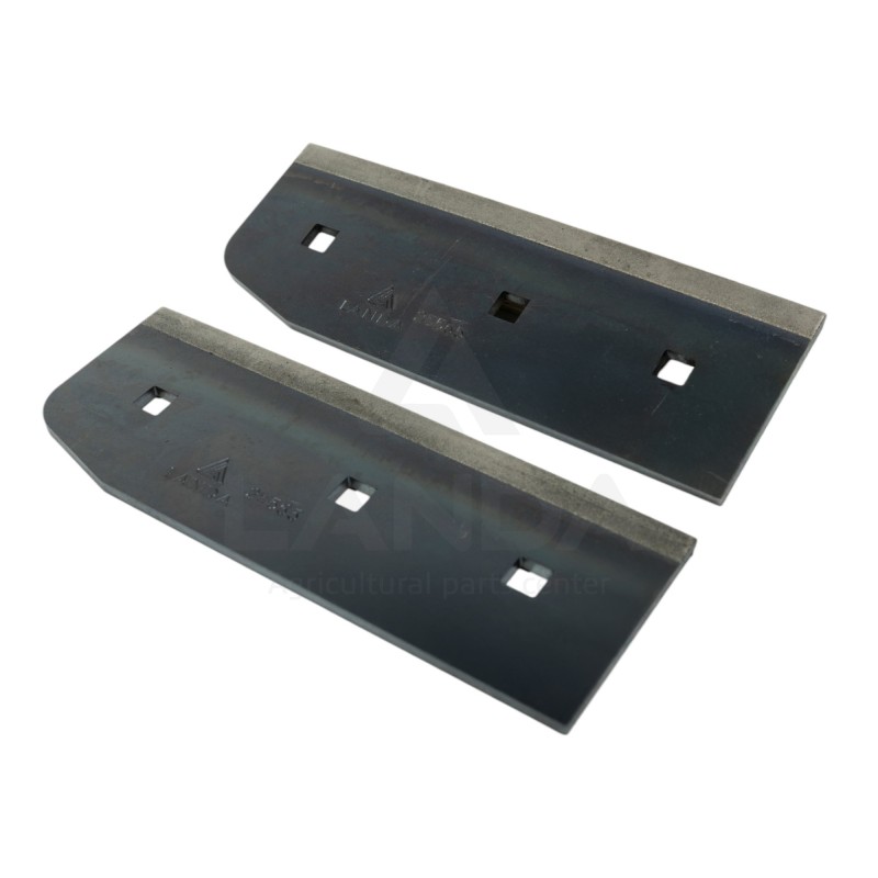 JEU DE 2 PALES DE SOUFFLERIE LISSES DROITES