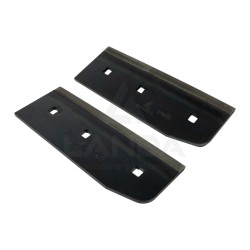 JEU DE 2 PALES DE SOUFFLERIE LISSES GAUCHES