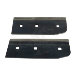 JEU DE 2 PALES DE SOUFFLERIE LISSES GAUCHES