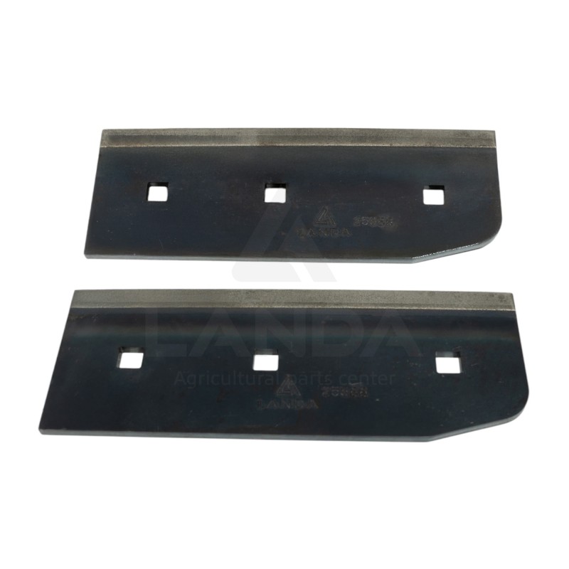 JEU DE 2 PALES DE SOUFFLERIE LISSES GAUCHES