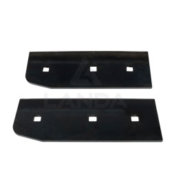JEU DE 2 PALES DE SOUFFLERIE LISSES GAUCHES